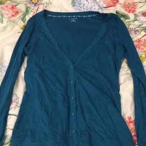 Lands’ End Soft Blue Light Sweater XS